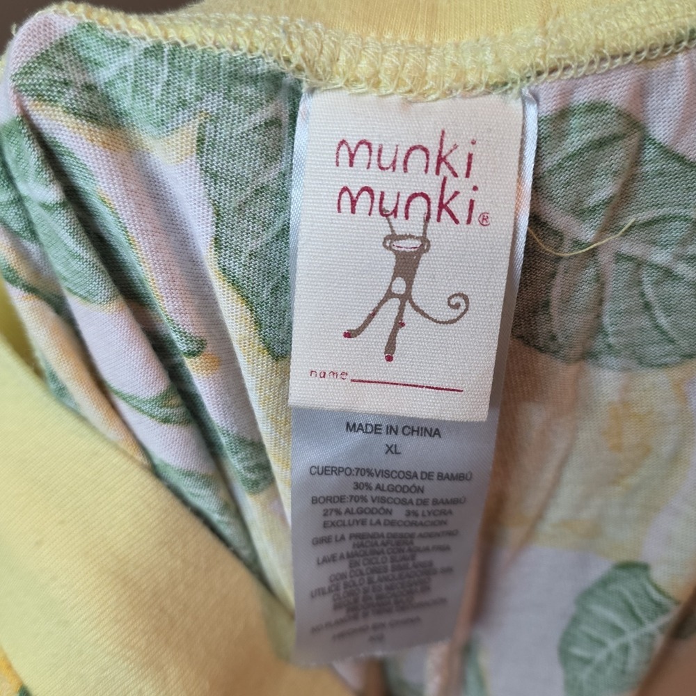 Munki Munki Women Pajama Bottoms ONLY Lemon Print Size XL - Picture 6 of 8